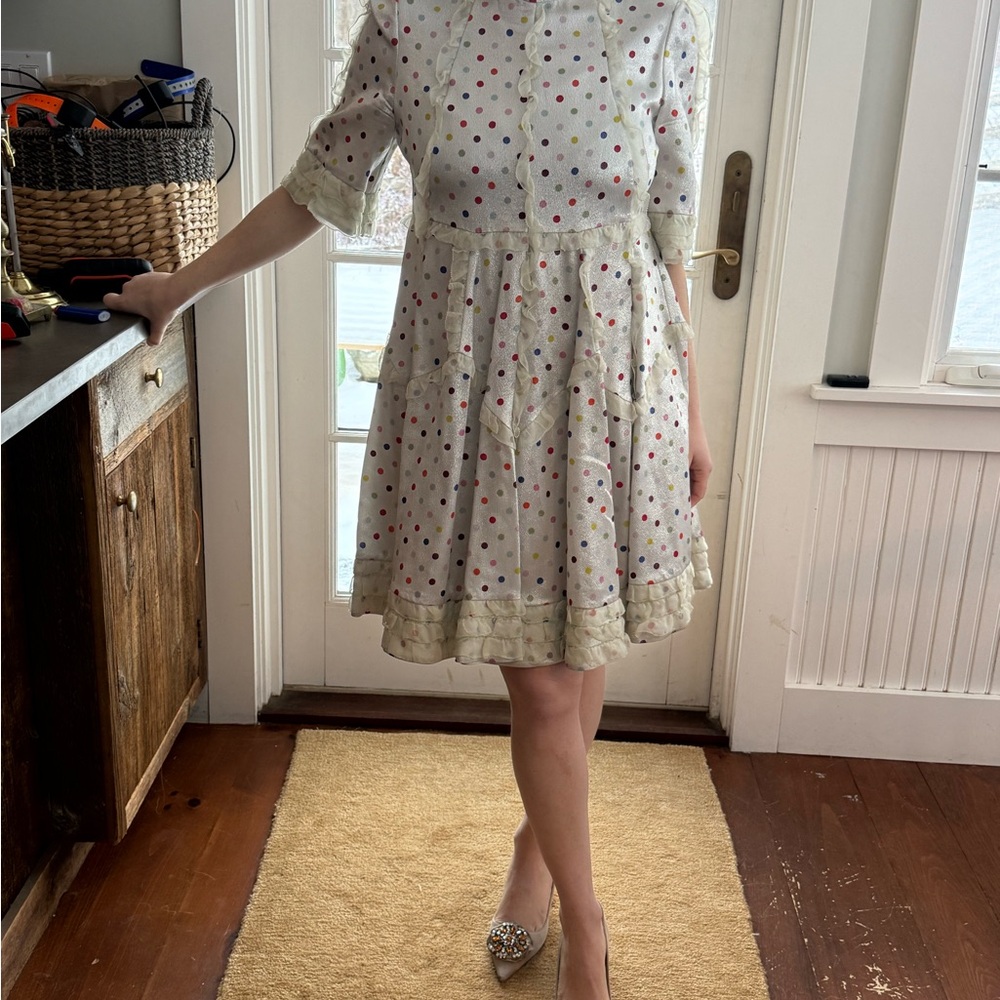 Couture Valentino polka dot minidress